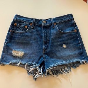 Levi’s 501 High-Rise Denim Shorts